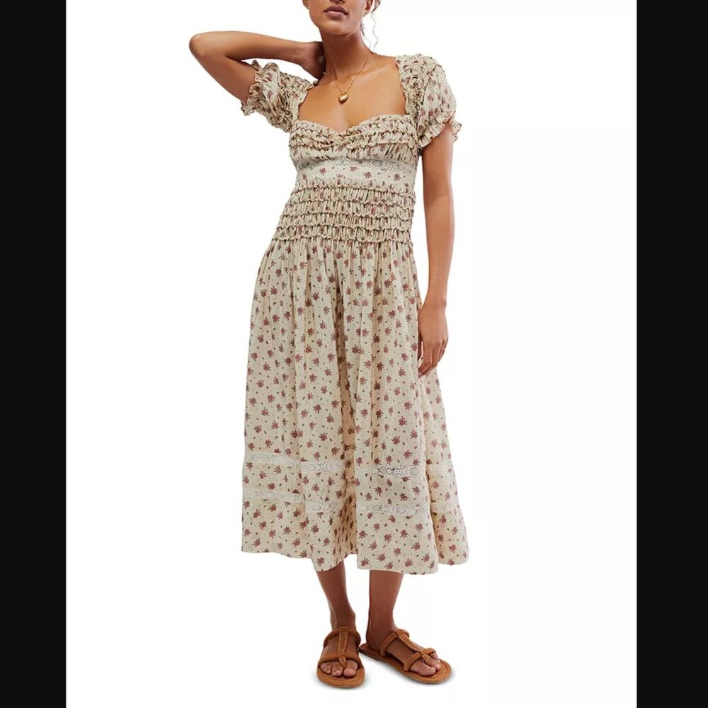 Free People Bali Juniper Ditsy Floral Dress